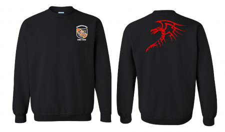 5th SF ODA 594 Crew Sweatshirt - Black