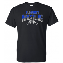 Slingshot Wrestling Club Black Tee Shirt - ADULT