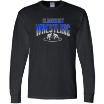 Slingshot Wrestling Club Black Long Sleeve Tee Shirt - Youth & Adult