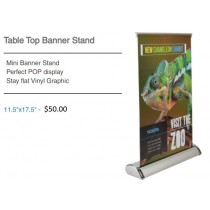 Table Top Banner Stand 11.5 x 17.5
